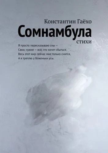 Обложка книги Сомнамбула. Стихи