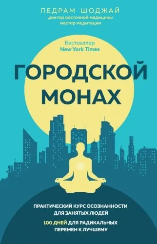 Обложка книги Городской монах. Практический курс осознанности для занятых людей. 100 дней для радикальных перемен к лучшему
